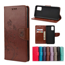 Load image into Gallery viewer, Butterfly Flower Pattern Horizontal Flip Leather Case with Holder &amp; Card Slots &amp; Wallet, For Motorola Moto G30, For Nokia 5.4, For Xiaomi Redmi Note 10 Pro, For Xiaomi Redmi Note 10 5G, For Xiaomi Redmi Note 10 / Note 10s, For Xiaomi Poco F3