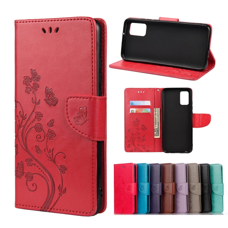 Butterfly Flower Pattern Horizontal Flip Leather Case with Holder & Card Slots & Wallet, For Motorola Moto G30, For Nokia 5.4, For Xiaomi Redmi Note 10 Pro, For Xiaomi Redmi Note 10 5G, For Xiaomi Redmi Note 10 / Note 10s, For Xiaomi Poco F3