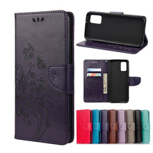 Load image into Gallery viewer, Butterfly Flower Pattern Horizontal Flip Leather Case with Holder &amp; Card Slots &amp; Wallet, For Motorola Moto G30, For Nokia 5.4, For Xiaomi Redmi Note 10 Pro, For Xiaomi Redmi Note 10 5G, For Xiaomi Redmi Note 10 / Note 10s, For Xiaomi Poco F3