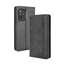 Load image into Gallery viewer, Magnetic Buckle Retro Crazy Horse Texture Horizontal Flip Leather Case with Holder &amp; Card Slots &amp; Photo Frame, For OPPO A54 5G / A74 5G / A93 5G, For OPPO A55 5G / A53s 5G, For OPPO A74 4G / F19 4G, For OPPO A94 5G / Reno5Z 5G / F19 Pro+ 5G            ...