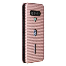 Load image into Gallery viewer, Carbon Fiber Texture Magnetic Horizontal Flip TPU + PC + PU Leather Case with Card Slot, For Xiaomi Black Shark 4 / 4 Pro, For Samsung Galaxy A82 5G /Quantum 2