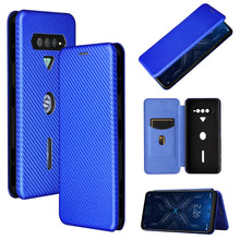 Load image into Gallery viewer, Carbon Fiber Texture Magnetic Horizontal Flip TPU + PC + PU Leather Case with Card Slot, For Xiaomi Black Shark 4 / 4 Pro, For Samsung Galaxy A82 5G /Quantum 2