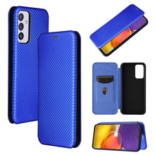 Load image into Gallery viewer, Carbon Fiber Texture Magnetic Horizontal Flip TPU + PC + PU Leather Case with Card Slot, For Xiaomi Black Shark 4 / 4 Pro, For Samsung Galaxy A82 5G /Quantum 2