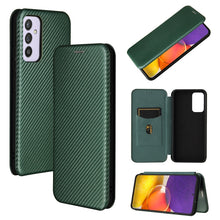 Load image into Gallery viewer, Carbon Fiber Texture Magnetic Horizontal Flip TPU + PC + PU Leather Case with Card Slot, For Xiaomi Black Shark 4 / 4 Pro, For Samsung Galaxy A82 5G /Quantum 2