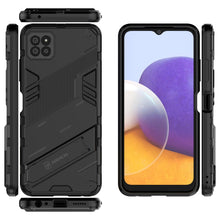 Load image into Gallery viewer, Punk Armor 2 in 1 PC + TPU Shockproof Case with Invisible Holder, For Samsung Galaxy A22 5G