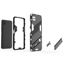 Load image into Gallery viewer, Punk Armor 2 in 1 PC + TPU Shockproof Case with Invisible Holder, For Samsung Galaxy A22 5G