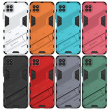 Load image into Gallery viewer, Punk Armor 2 in 1 PC + TPU Shockproof Case with Invisible Holder, For Samsung Galaxy A22 5G