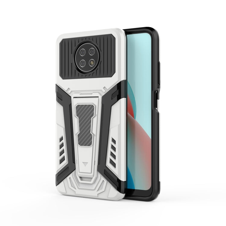 War Chariot Series Armor All-inclusive Shockproof PC + TPU Protective Case with Invisible Holder, For Xiaomi Redmi Note 9 5G, For Samsung Galaxy S21+ 5G