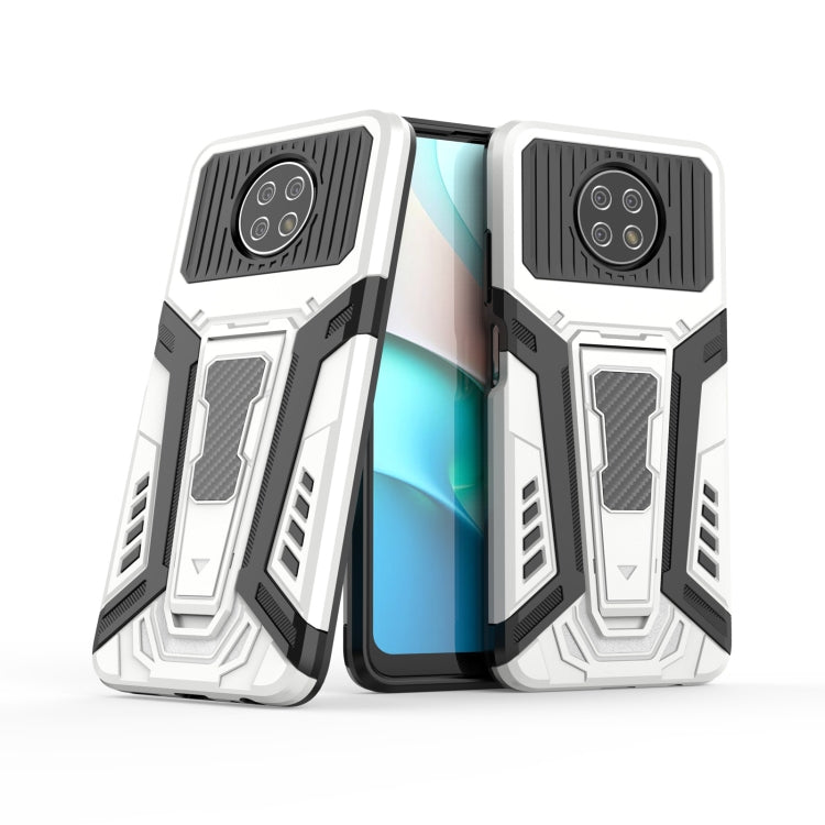 War Chariot Series Armor All-inclusive Shockproof PC + TPU Protective Case with Invisible Holder, For Xiaomi Redmi Note 9 5G, For Samsung Galaxy S21+ 5G