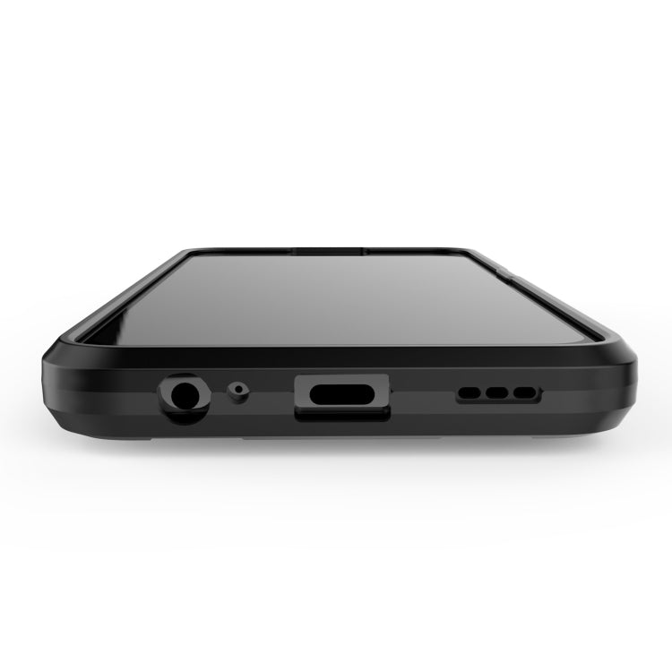 War Chariot Series Armor All-inclusive Shockproof PC + TPU Protective Case with Invisible Holder, For Xiaomi Redmi Note 9 5G, For Samsung Galaxy S21+ 5G