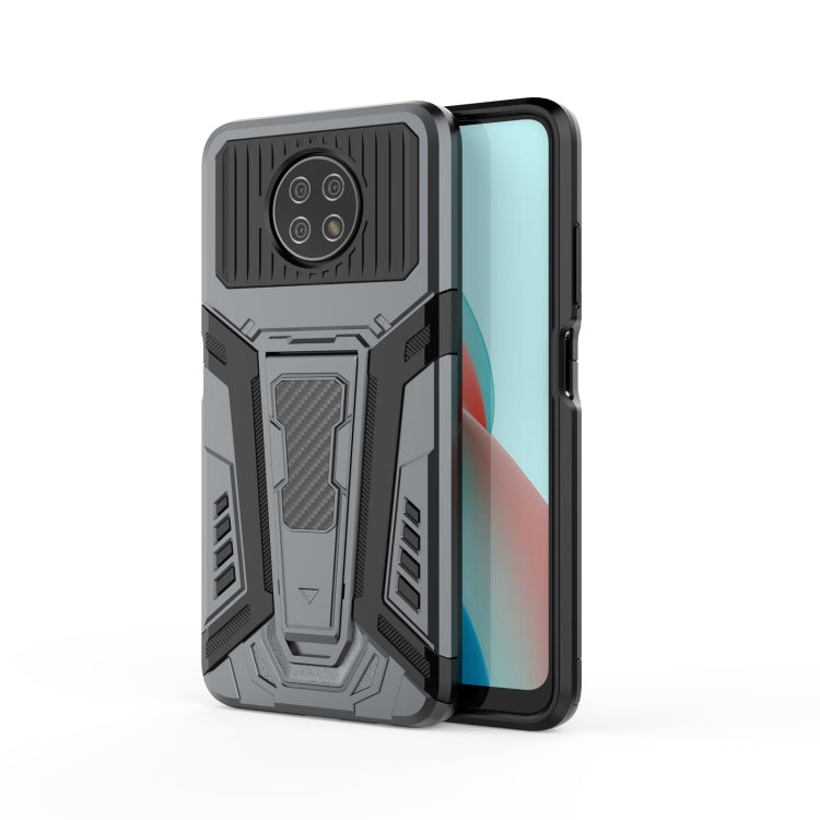 War Chariot Series Armor All-inclusive Shockproof PC + TPU Protective Case with Invisible Holder, For Xiaomi Redmi Note 9 5G, For Samsung Galaxy S21+ 5G