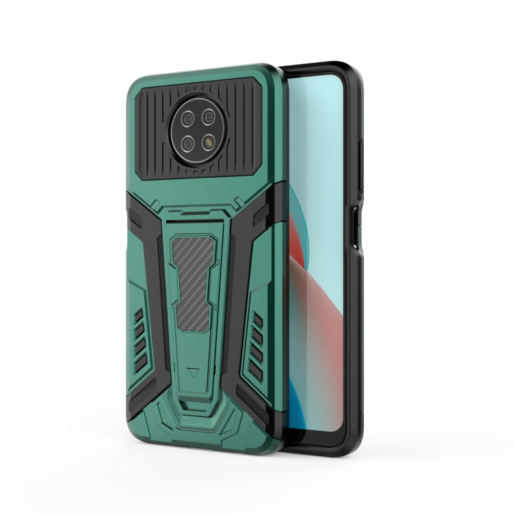 War Chariot Series Armor All-inclusive Shockproof PC + TPU Protective Case with Invisible Holder, For Xiaomi Redmi Note 9 5G, For Samsung Galaxy S21+ 5G
