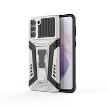 Load image into Gallery viewer, War Chariot Series Armor All-inclusive Shockproof PC + TPU Protective Case with Invisible Holder, For Xiaomi Redmi Note 9 5G, For Samsung Galaxy S21+ 5G