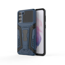 Load image into Gallery viewer, War Chariot Series Armor All-inclusive Shockproof PC + TPU Protective Case with Invisible Holder, For Xiaomi Redmi Note 9 5G, For Samsung Galaxy S21+ 5G