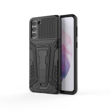 Load image into Gallery viewer, War Chariot Series Armor All-inclusive Shockproof PC + TPU Protective Case with Invisible Holder, For Xiaomi Redmi Note 9 5G, For Samsung Galaxy S21+ 5G