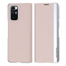 Load image into Gallery viewer, Electroplated Horizontal Flip Leather Case with Holder, For Xiaomi Mix Fold