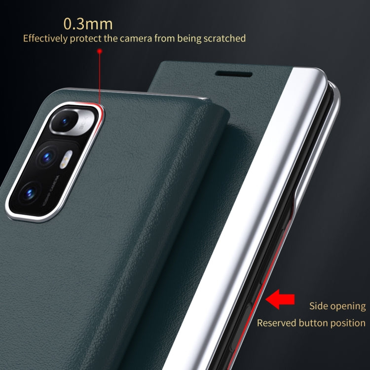 Electroplated Horizontal Flip Leather Case with Holder, For Xiaomi Mix Fold