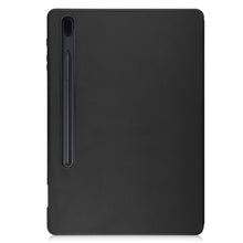 Load image into Gallery viewer, Pure Color Horizontal Flip TPU + PU Leather Case with Three-folding Holder &amp; Sleep / Wake-up Function &amp; Pen Slot, For Samsung Galaxy Tab S7 Lite T730 / T735 / Tab S7 FE T736
