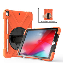 Load image into Gallery viewer, Shockproof Colorful Silicone + PC Protective Case with Holder &amp; Shoulder Strap &amp; Hand Strap &amp; Pen Slot, For iPad Pro 10.5