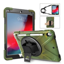 Load image into Gallery viewer, Shockproof Colorful Silicone + PC Protective Case with Holder &amp; Shoulder Strap &amp; Hand Strap &amp; Pen Slot, For iPad Pro 10.5