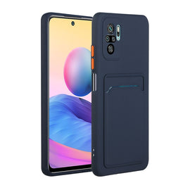 Card Slot Design Shockproof TPU Protective Case, For Xiaomi Redmi Note 10, For Xiaomi Redmi Note 10 5G, For Xiaomi Redmi Note 10 Pro