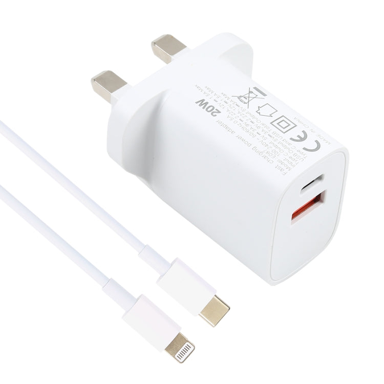 20W USB-C / Type-C + USB Ports Charger with 100W Type-C to 8 Pin Fast Charging Cable, 1m Type-C to 8 Pin, UK Plug, 1m Type-C to 8 Pin, US Plug, 1m Type-C to 8 Pin, EU Plug, 2m Type-C to 8 Pin, UK Plug, 2m Type-C to 8 Pin, US Plug                       ...