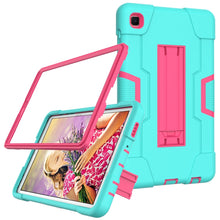 Load image into Gallery viewer, Contrast Color Robot Shockproof Silicone + PC Protective Case with Holder, For Samsung Galaxy Tab A7 Lite T225, For Samsung Galaxy Tab A7 10.4 (2020)