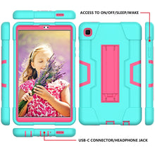 Load image into Gallery viewer, Contrast Color Robot Shockproof Silicone + PC Protective Case with Holder, For Samsung Galaxy Tab A7 Lite T225, For Samsung Galaxy Tab A7 10.4 (2020)