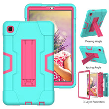 Load image into Gallery viewer, Contrast Color Robot Shockproof Silicone + PC Protective Case with Holder, For Samsung Galaxy Tab A7 Lite T225, For Samsung Galaxy Tab A7 10.4 (2020)