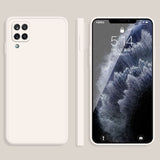Solid Color Imitation Liquid Silicone Straight Edge Dropproof Full Coverage Protective Case, For Samsung Galaxy A12 5G, For Samsung Galaxy A21s, For Samsung Galaxy A31, For Samsung Galaxy A42 5G, For Samsung Galaxy A50