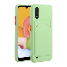 Load image into Gallery viewer, Card Slot Design Shockproof TPU Protective, For Samsung Galaxy A01, For Samsung Galaxy A02, For Samsung Galaxy A12 5G, For Samsung Galaxy A32 4G