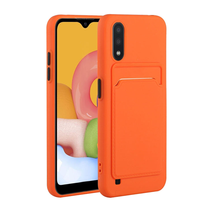 Card Slot Design Shockproof TPU Protective, For Samsung Galaxy A01, For Samsung Galaxy A02, For Samsung Galaxy A12 5G, For Samsung Galaxy A32 4G