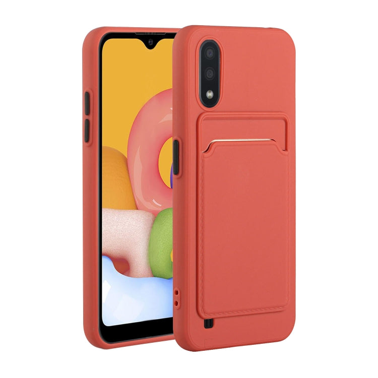 Card Slot Design Shockproof TPU Protective, For Samsung Galaxy A01, For Samsung Galaxy A02, For Samsung Galaxy A12 5G, For Samsung Galaxy A32 4G