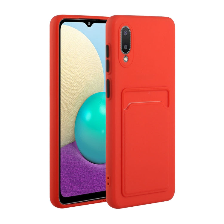 Card Slot Design Shockproof TPU Protective, For Samsung Galaxy A01, For Samsung Galaxy A02, For Samsung Galaxy A12 5G, For Samsung Galaxy A32 4G