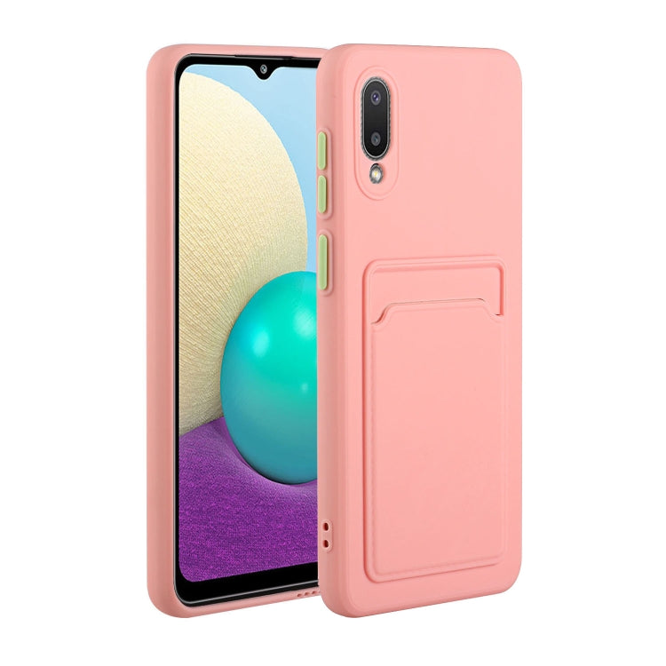 Card Slot Design Shockproof TPU Protective, For Samsung Galaxy A01, For Samsung Galaxy A02, For Samsung Galaxy A12 5G, For Samsung Galaxy A32 4G