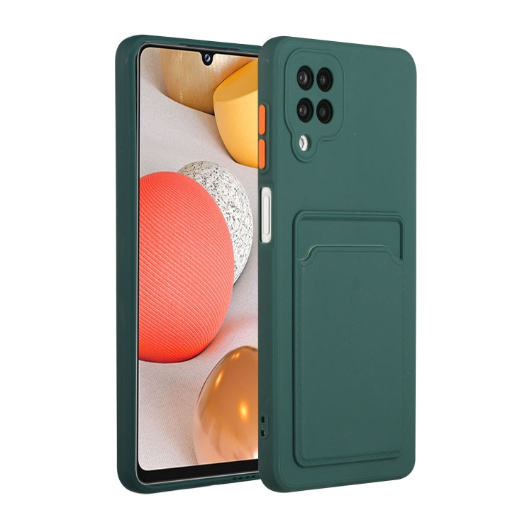 Card Slot Design Shockproof TPU Protective, For Samsung Galaxy A01, For Samsung Galaxy A02, For Samsung Galaxy A12 5G, For Samsung Galaxy A32 4G