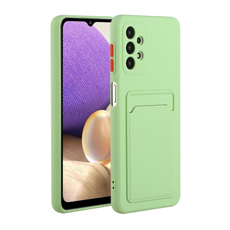 Card Slot Design Shockproof TPU Protective, For Samsung Galaxy A01, For Samsung Galaxy A02, For Samsung Galaxy A12 5G, For Samsung Galaxy A32 4G