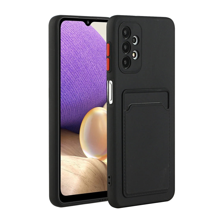 Card Slot Design Shockproof TPU Protective, For Samsung Galaxy A01, For Samsung Galaxy A02, For Samsung Galaxy A12 5G, For Samsung Galaxy A32 4G