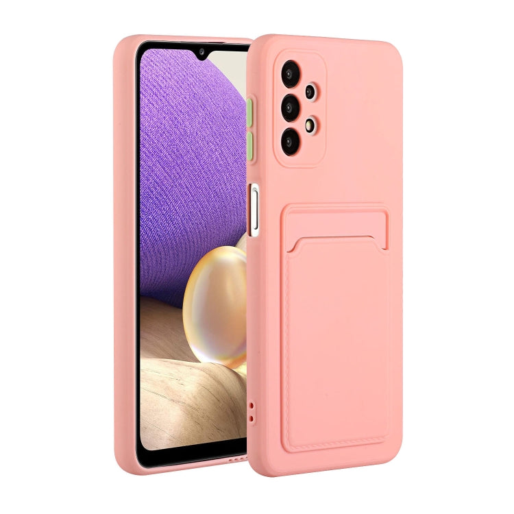 Card Slot Design Shockproof TPU Protective, For Samsung Galaxy A01, For Samsung Galaxy A02, For Samsung Galaxy A12 5G, For Samsung Galaxy A32 4G