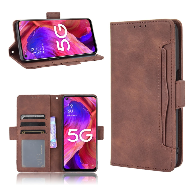 Skin Feel Calf Pattern Horizontal Flip Leather Case with Holder & Card Slots & Photo Frame, For OPPO A54 5G / A74 5G / A93 5G, For OPPO A55 5G / A53s 5G, For OPPO A74 4G / F19 4G, For OPPO A94 5G / Reno5Z 5G / F19 Pro+ 5G                               ...