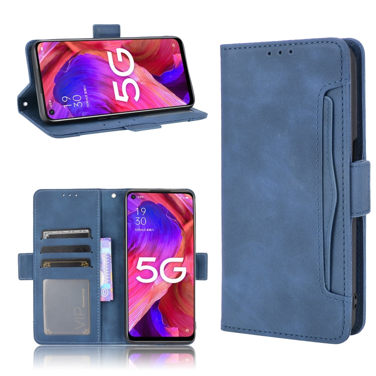 Skin Feel Calf Pattern Horizontal Flip Leather Case with Holder & Card Slots & Photo Frame, For OPPO A54 5G / A74 5G / A93 5G, For OPPO A55 5G / A53s 5G, For OPPO A74 4G / F19 4G, For OPPO A94 5G / Reno5Z 5G / F19 Pro+ 5G                               ...