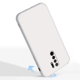 Solid Color Imitation Liquid Silicone Straight Edge Dropproof Full Coverage Protective Case, For Xiaomi Redmi 9, For Xiaomi Redmi 9A, For Xiaomi Redmi 10X 4G, For Xiaomi Redmi K20 Pro, For Xiaomi Redmi K30