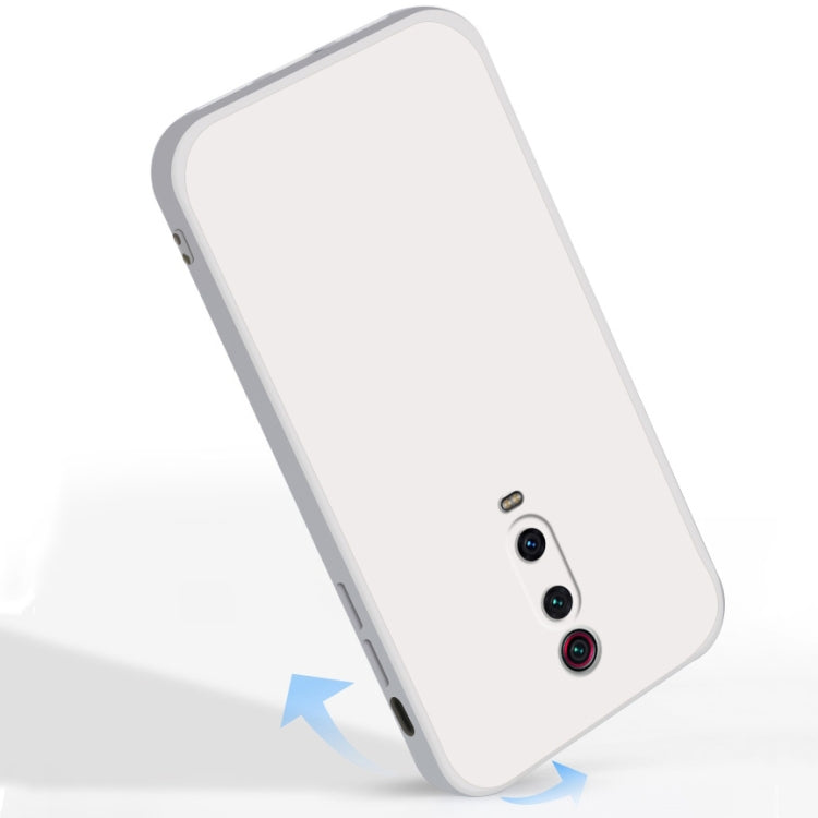 Solid Color Imitation Liquid Silicone Straight Edge Dropproof Full Coverage Protective Case, For Xiaomi Redmi K20, For Xiaomi Redmi Note 9 4G