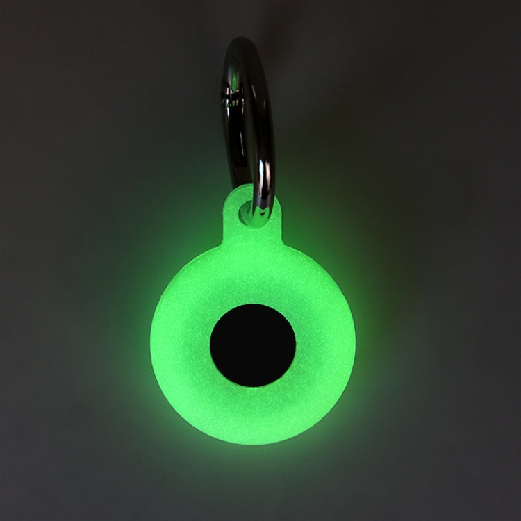 Hollow Anti-scratch Silicone Shockproof Protective Cover Case with Keychain Hook Loop, For AirTag