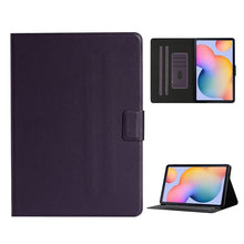 Load image into Gallery viewer, Pure Color Horizontal Flip Leather Case with Card Slots &amp; Holder &amp; Lanyard, For Samsung Galaxy Tab A7 Lite 8.7 (2021) T220