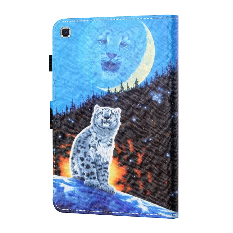 Coloured Drawing Stitching Horizontal Flip Leather Case with Holder & Card Slot, For Samsung Galaxy Tab A7 Lite 8.7 (2021) T220