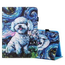Load image into Gallery viewer, Coloured Drawing Stitching Horizontal Flip Leather Case with Holder &amp; Card Slot, For Samsung Galaxy Tab A7 Lite 8.7 (2021) T220