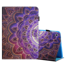 Load image into Gallery viewer, Coloured Drawing Stitching Horizontal Flip Leather Case with Holder &amp; Card Slot, For Samsung Galaxy Tab A7 Lite 8.7 (2021) T220