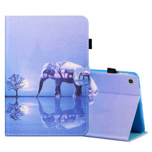 Load image into Gallery viewer, Coloured Drawing Stitching Horizontal Flip Leather Case with Holder &amp; Card Slot, For Samsung Galaxy Tab A7 Lite 8.7 (2021) T220