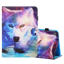 Load image into Gallery viewer, Coloured Drawing Stitching Horizontal Flip Leather Case with Holder &amp; Card Slot, For Samsung Galaxy Tab A7 Lite 8.7 (2021) T220